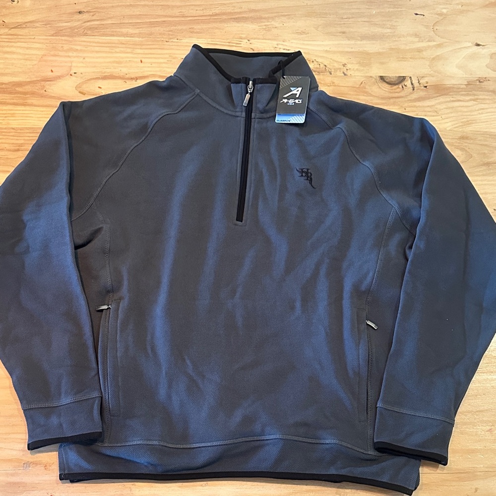 Hawks Ridge GC AHEAD Men's 1/4 Zip Sweatshirt - Dark Gray
